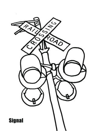 Locomotive Coloring Page Image