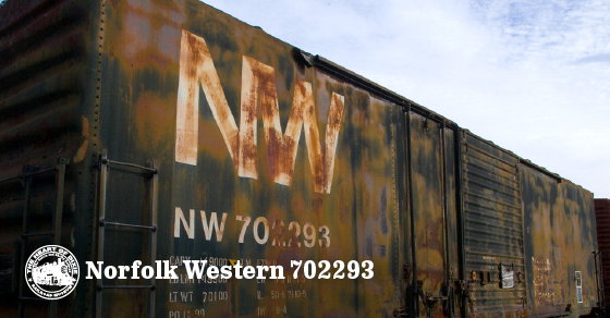 Norfolk Western box car #702293