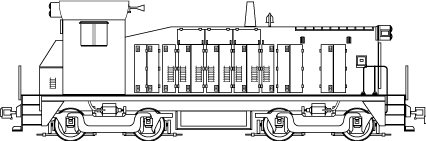 EMD SW-8 Line Drawing