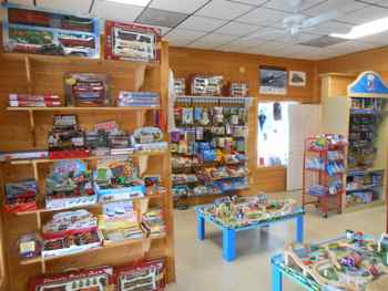 Inside of the museum gift shop.
