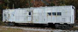 Guard Car G-53 on a siding