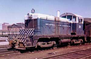 Memphis station’s lone switch engine, known as “the ten-spot” 