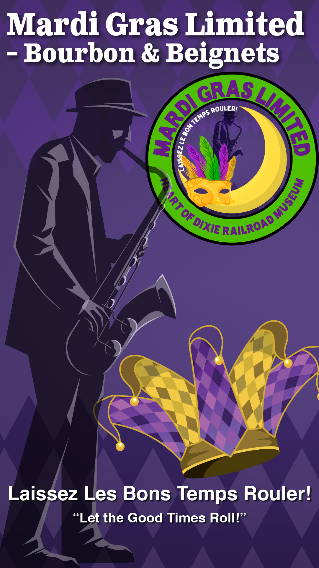 Mardi Gras Graphic mardi Gras inspired Graphic