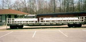 Museum's open cars as they arrived from Anniston Army Depot