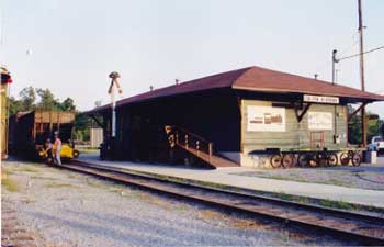 Early Photo of the Wilton Depot
